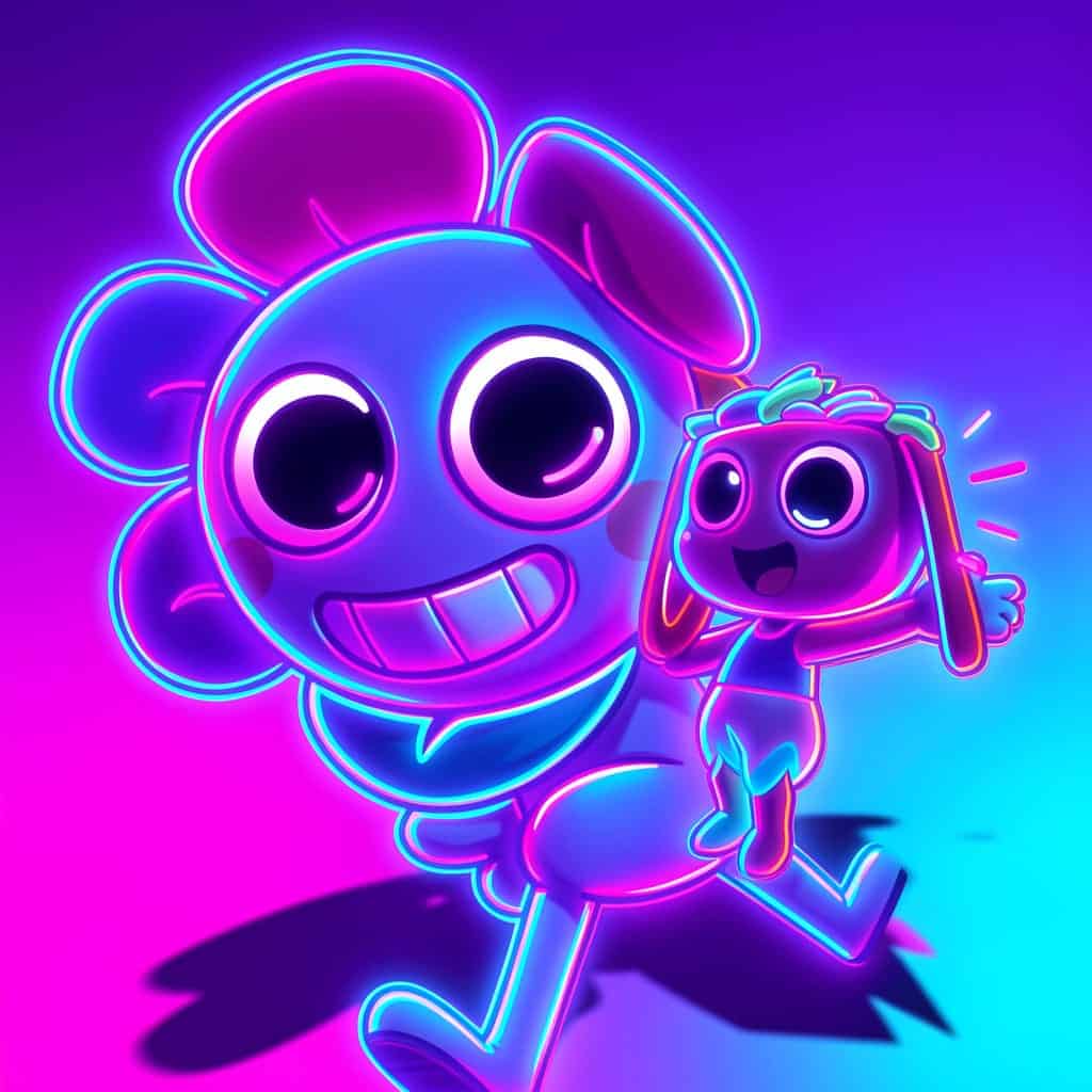 Dandy’s World lobby screen showing how to use the Roblox guide to unlock new toons fast.