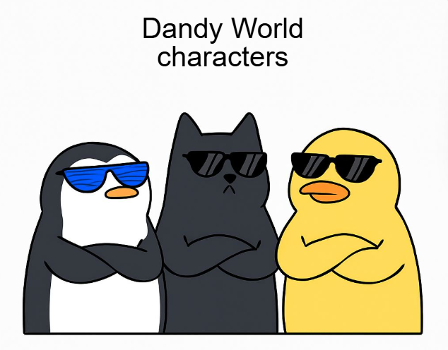 Dandys World characters