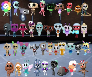Dandy's World characters