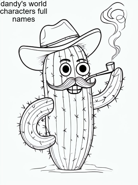 dandy's world characters full names