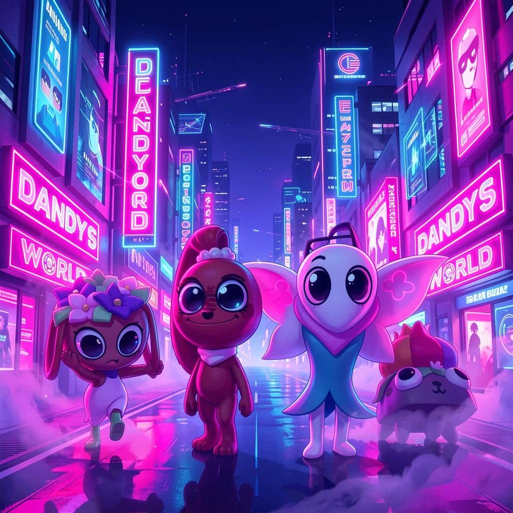 Dandy's World character Gigi showcasing top toon abilities in a detailed 2026 meta Roblox guide.