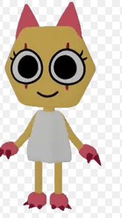 This image shows a full-body 3D model of the Toon (normal) version of Scraps from Dandy's World.