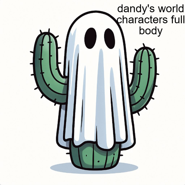 dandy's world characters full body