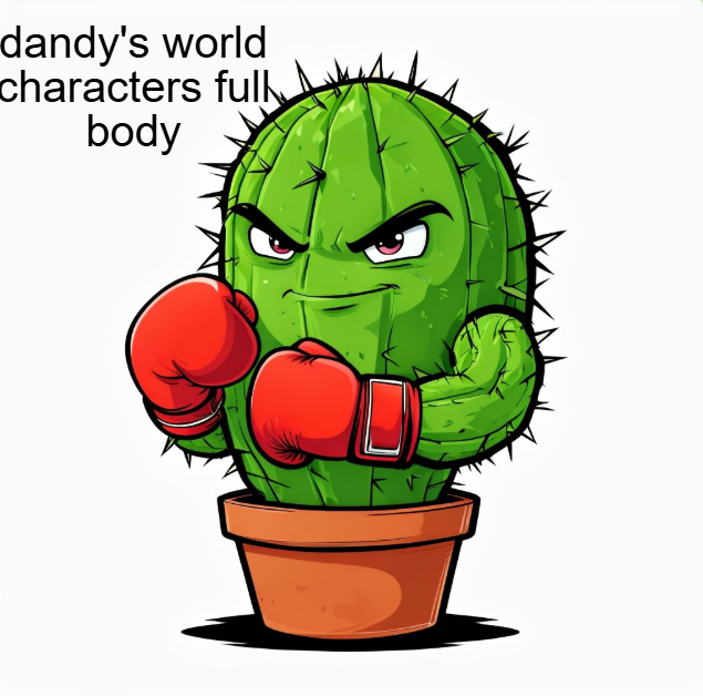 dandy's world characters full body