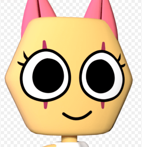 This image shows a close-up 3D model of Scraps from Dandy's World
