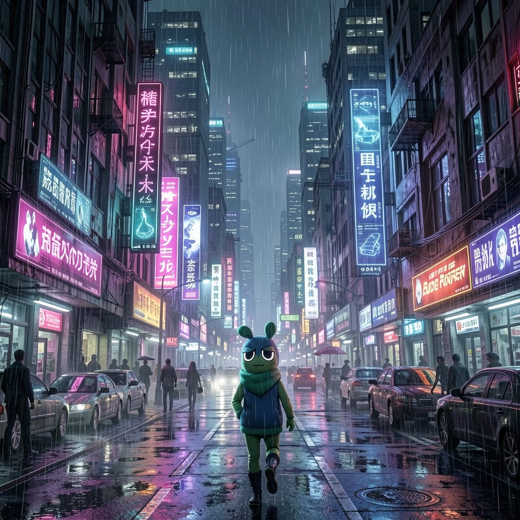 Squirm in Dandy's World implementing a gameplay strategy to loop aggressive monsters efficiently.
