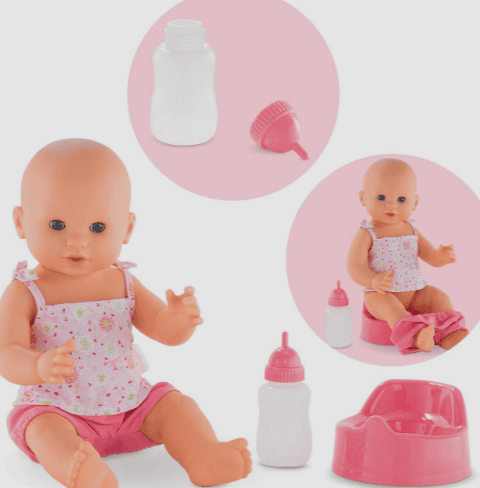 Corolle Mon Premier Emma Drink-and-Wet Bath Baby Doll Set