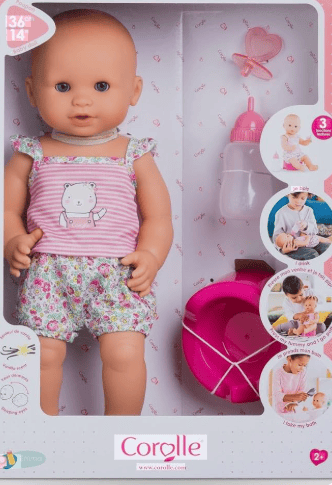Corolle Mon Premier Emma Drink-and-Wet Bath Baby Doll Set