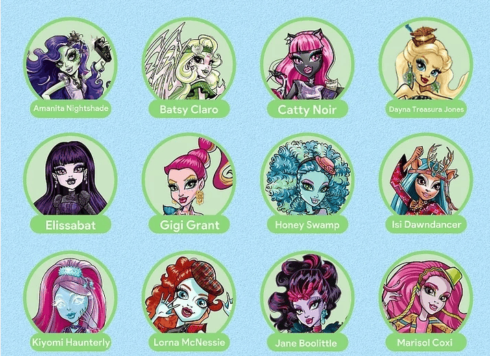 What Are the Monster High Character Names?