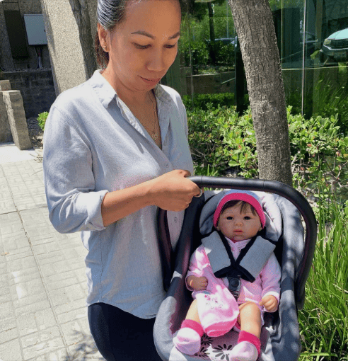 Paradise Galleries Reborn Doll Car Seat